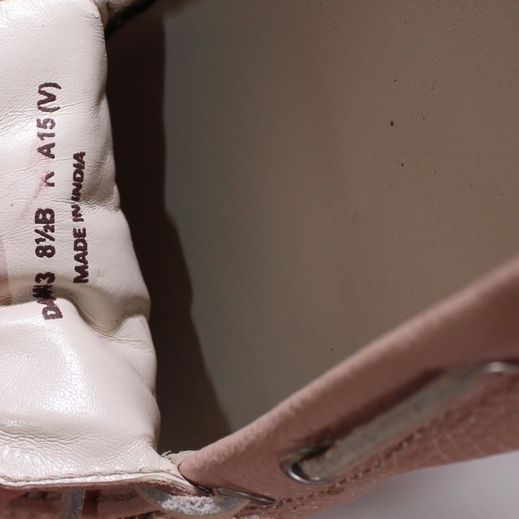 COLE HAAN Driving Loafer Moccasin Shoe Pink Leather Pink Blush 8.5 - Picture 4 of 11